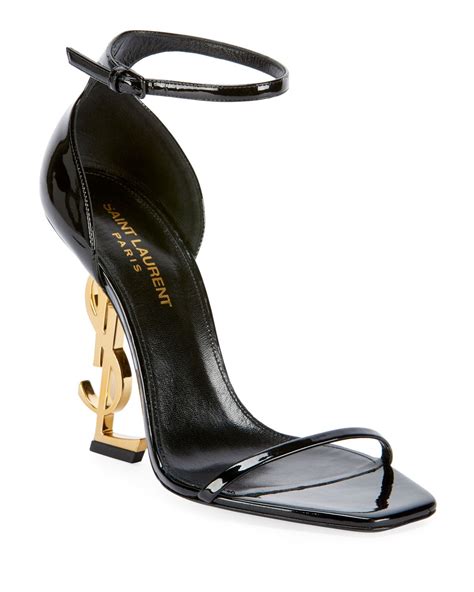 YSL leather heels